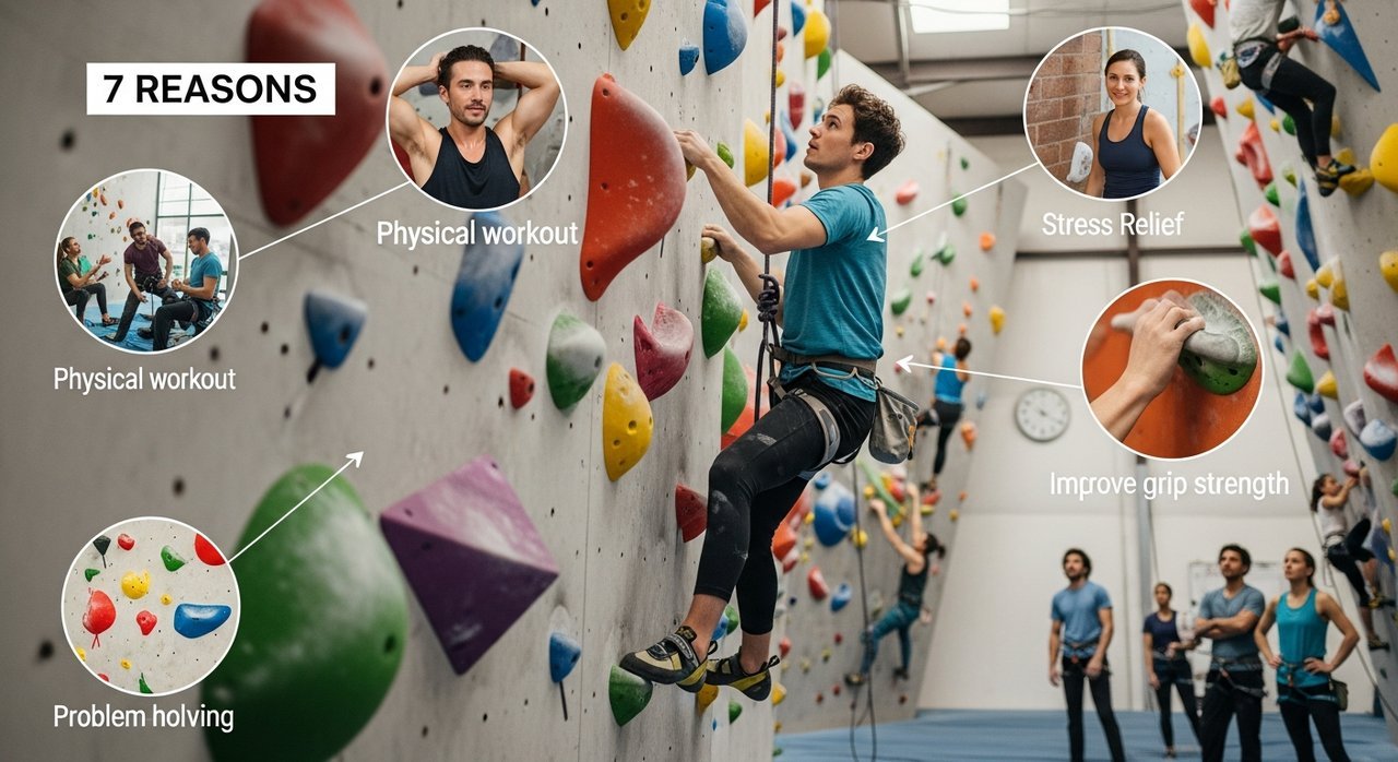 실내 클라이밍 취미 초보자 겨울 운동 추천 이유 7가지 가이드