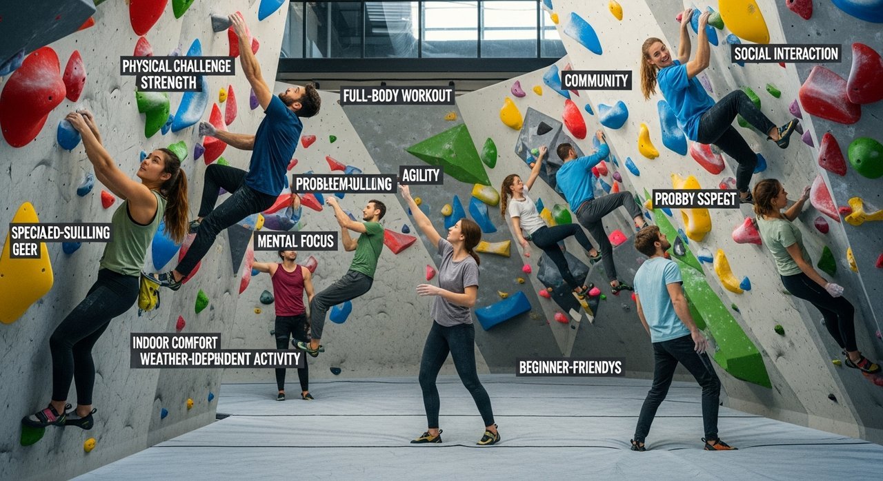 실내 클라이밍 취미 초보자 겨울 운동 추천 이유 7가지 총정리
