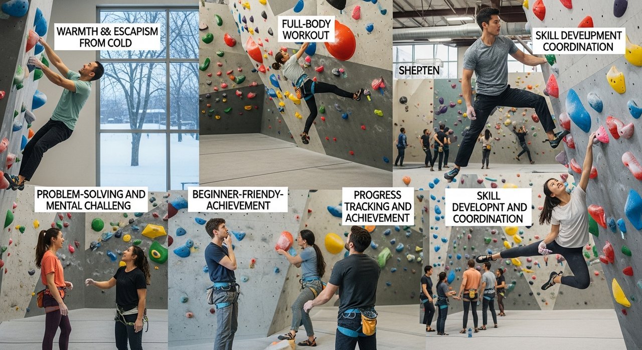 실내 클라이밍 취미 초보자 겨울 운동 추천 이유 7가지 비법