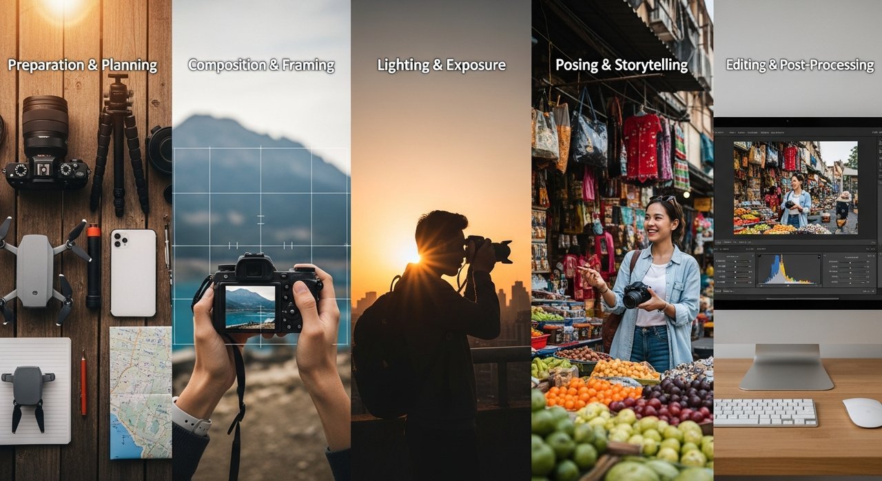 사진 촬영 취미 여행 블로그용 사진 찍는 법 총정리 5단계