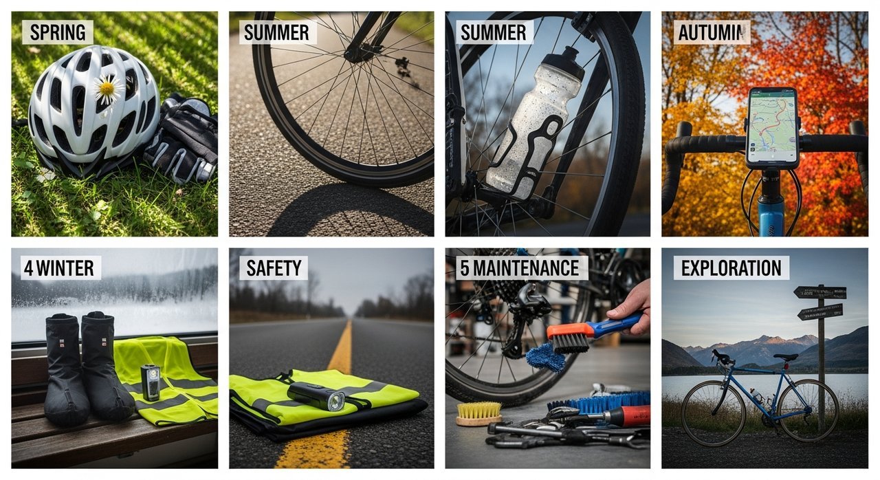 자전거 취미 혼자 즐기기 좋은 계절별 팁 7가지 총정리