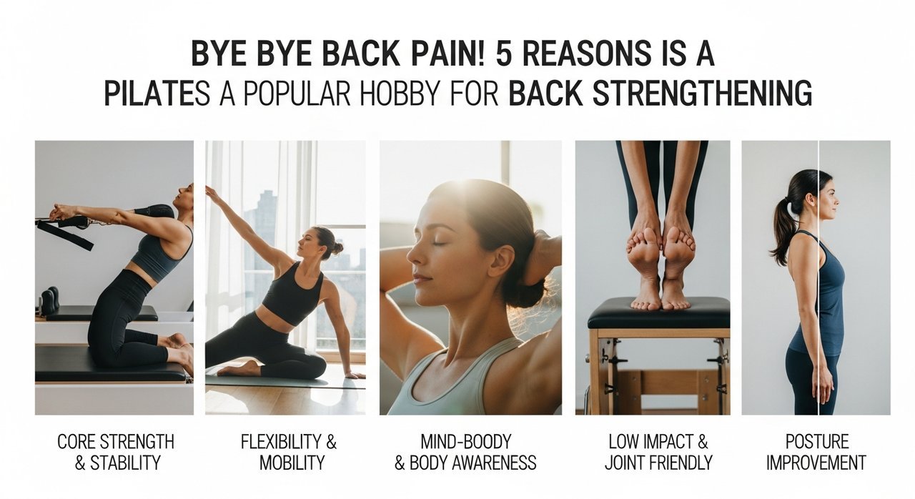 허리 통증 안녕! 필라테스 취미 허리 강화 운동으로 인기 이유 5가지